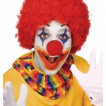 clown red wig